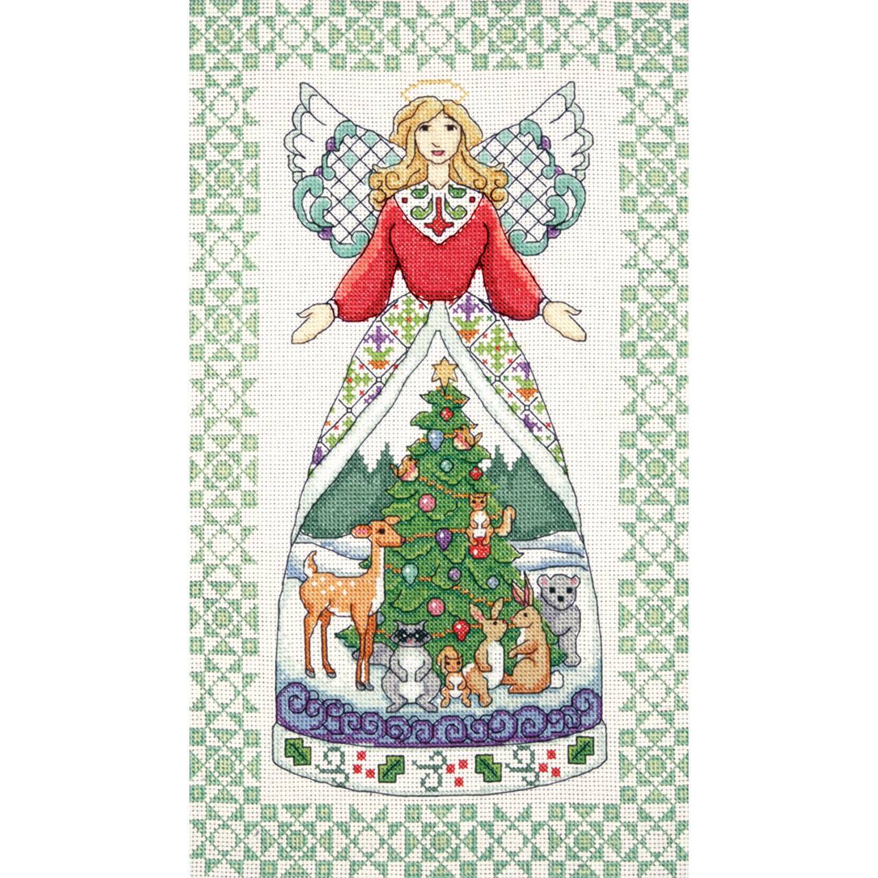 Design Works&#x2122; Winter Angel Counted Cross Stitch Kit
